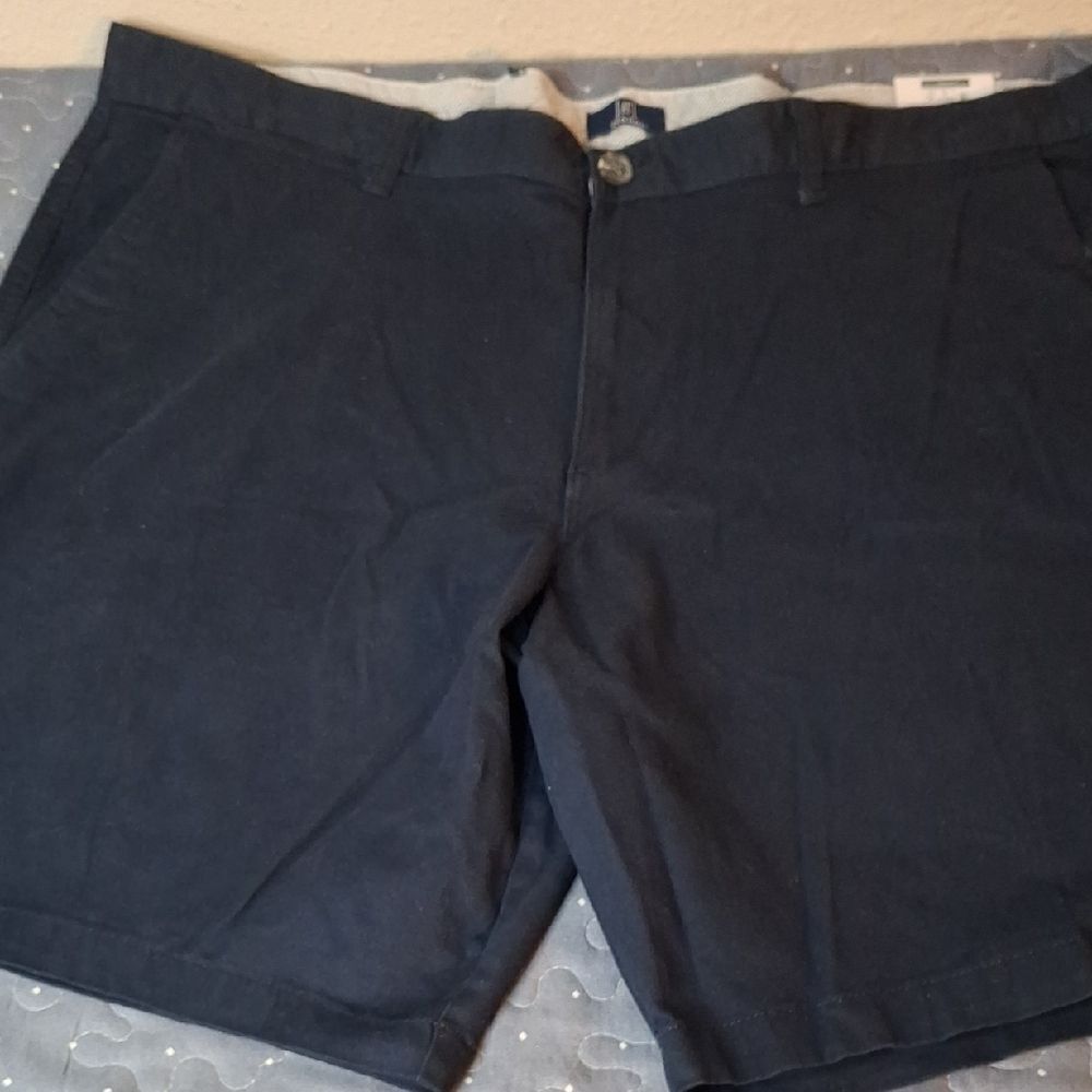 George Dark Blue Flat Front Shorts size 46 NWT